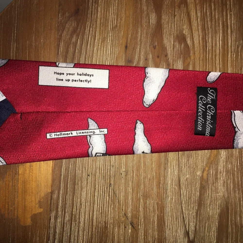 Vintage Hallmark Christmas Collection Character‎ Tie